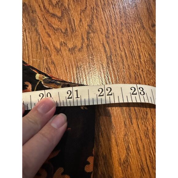 Free People Havana Floral Print Surplice Tank - Size Medium Bohemian Fashion - Picture 5 of 6